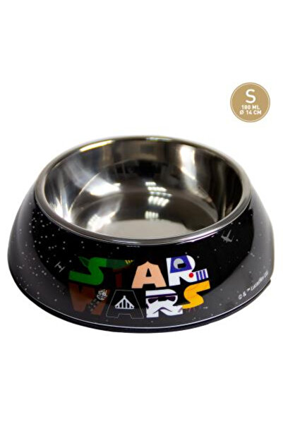 Star Wars неплъзгаща се метална купа 14 см, 180 мл Черна