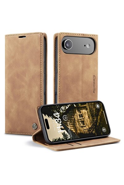 Caseme 013 Retro Θήκη Βιβλίο Brown (Apple iPhone Air)