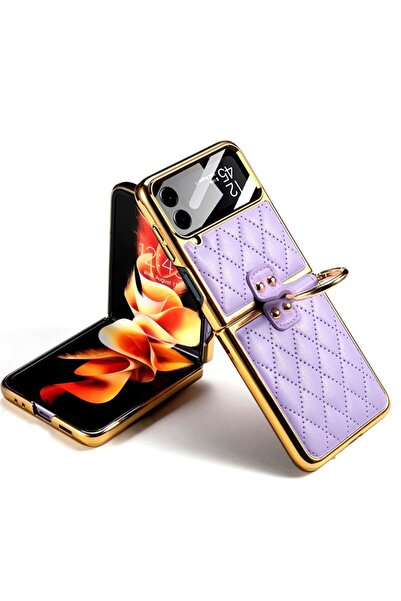GKK Integrated Plating Σκληρή Θήκη Purple (Samsung Galaxy Z Flip4 5G)