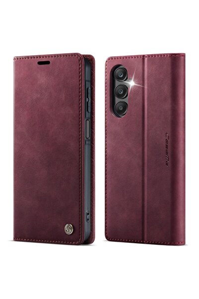Caseme 033 Retro Θήκη Βιβλίο Wine Red (Samsung Galaxy A16 4G / 5G)