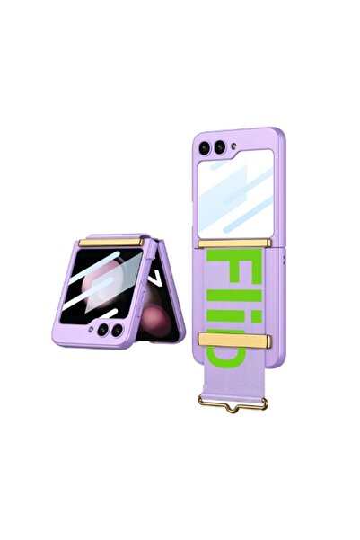 GKK Wristband Σκληρή Θήκη με Λουράκι Purple (Samsung Galaxy Z Flip6 5G / Z Fl...