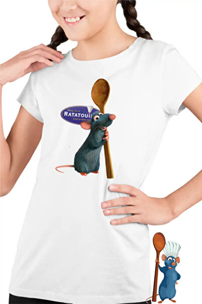 OEM Tricou Copii Fete Ratatouille Chef Remy Soricel Bucatar