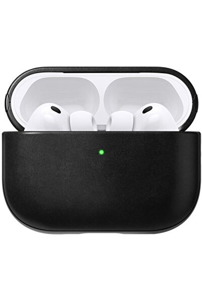 Nomad Husă modernă din piele, neagră (Horween) - Airpods Pro 3