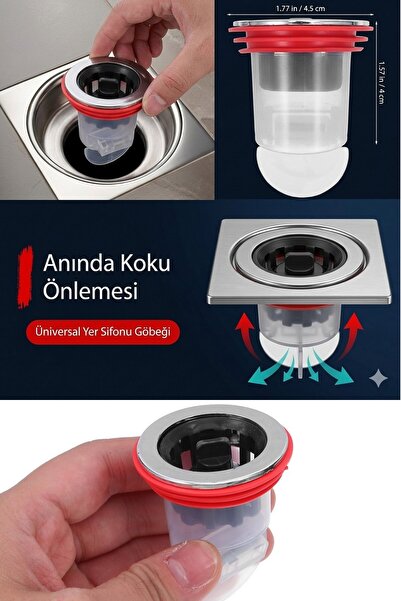 Neler Geldi Neler Tuvaletl Banyo Duş Giderleri İçin Süzgeç Çek Valfi Koku Önl...