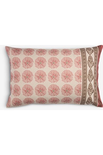 RootRise Cushion Cover Kattefot 40X60 Rose Color/Brown