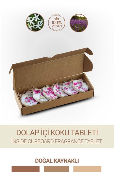 Empressco Ferahlatıcı Lavanta ve Yasemin Kokulu Dolap İçi Çamaşır Koku Tablet...
