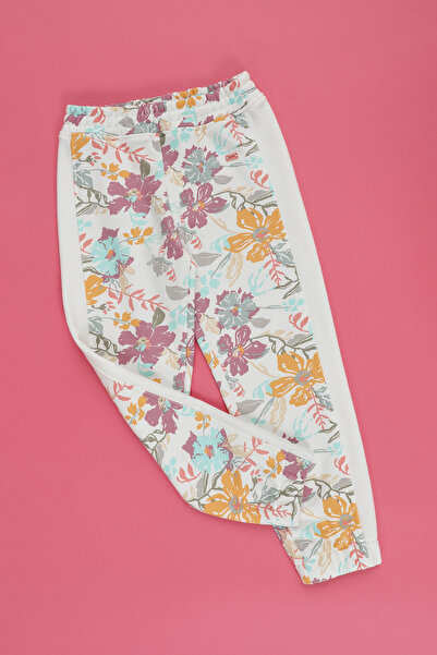 U.S. Polo Assn. Girl's Cream Sweatpants 50314482-Vr256