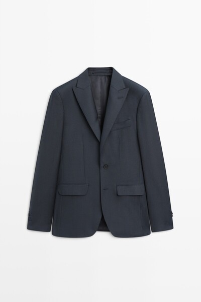 Massimo Dutti %100 yün klasik blazer