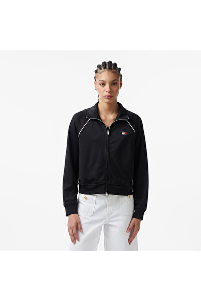 Tommy Hilfiger Badge Kadın Siyah Ceket