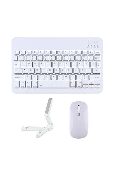Microcase Xiaomi Redmi Pad 2 Pro 12.1'' ile uyumlu Türkçe BT Klavye+Mouse+Tab...