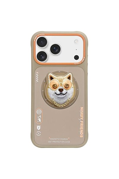 Nimmy Θήκη MagSafe Cool Dog Γυαλιά για iPhone 17 Pro - Μπεζ