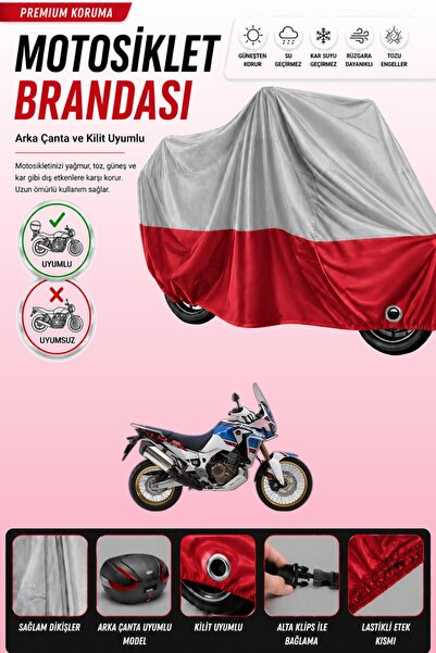 Cemku Double غطاء دراجة نارية هوندا CRF1000L Africa Twin Adventure Sports DCT...