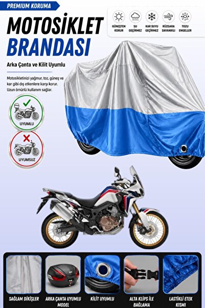 Cemku Double غطاء دراجة نارية هوندا CRF1000L Africa Twin Adventure Sports بال...
