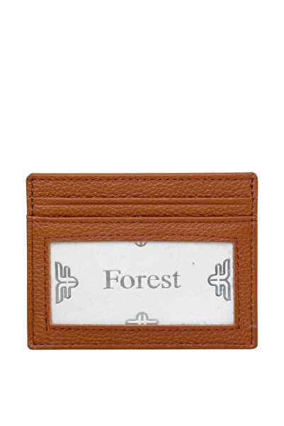 Forest Δερμάτινη Καρτοθήκη σε Χρώμα Καμηλό F7044