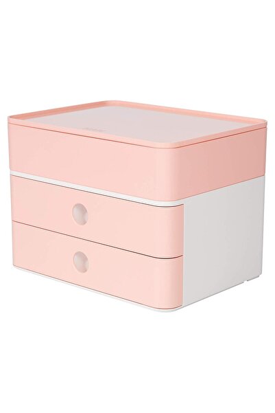 HAN Θήκη με 2 τσιμπίδες + κουτί εργαλείων Allison Smart Box Plus - ροζ φλαμίνγκο