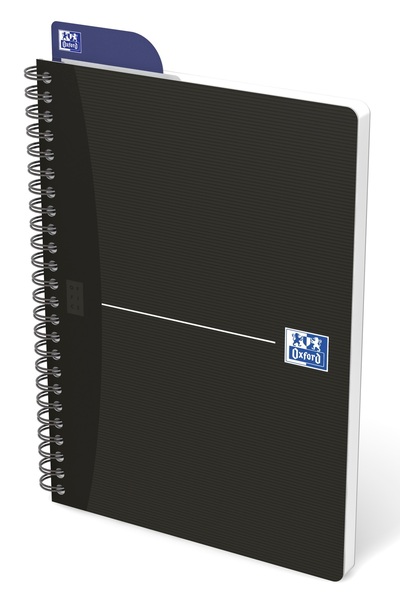 Oxford Caiet cu spirala, Office Essentials, A5, 90 file-90gsm, Scribzee, 4 pe...