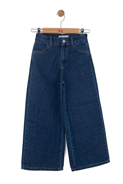 nk kids Pantaloni de blugi de bază cu picior larg pentru fete Nk, 8-14 ani, A...