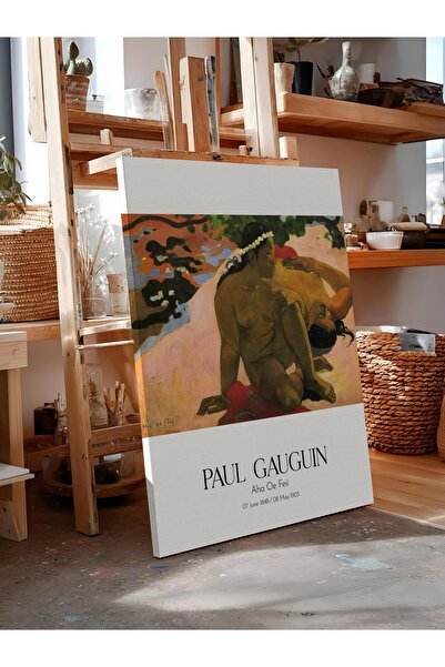 Postifull Paul Gauguin - Aha Oe Feii, Canvas Painting, Art Series No:110568