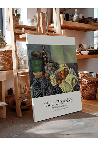 Postifull Paul Cézanne - Natură statică cu mere, Tablou pe pânză, Seria de ar...