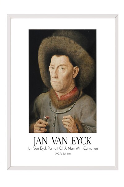 Postifull Jan Van Ajk, Slika u belom okviru, Serija umetnosti BR:112134