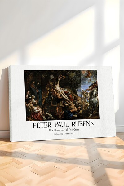 Postifull Peter Paul Rubens - Ascensiunea Crucii, Tablou pe pânză, Seria de a...