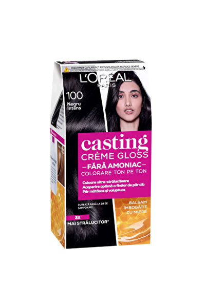 L'oreal Vopsea de par semi-permanentă Casting Creme Gloss fără amoniac, 100 B...