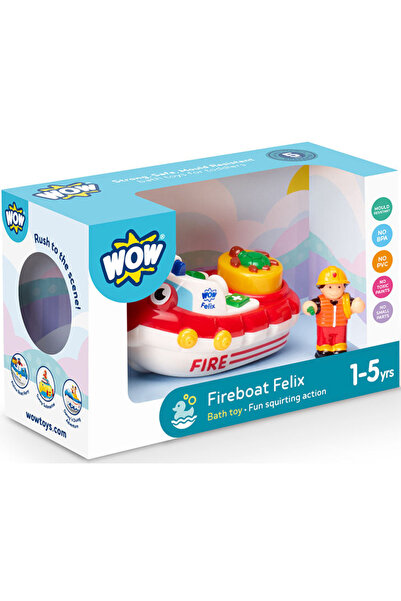 WOW Toys WOW Toys Bath Toy, Fireboat, Fireboat Felix
