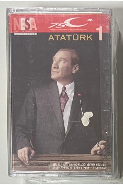RAKS MÜZİK YAPIM كاسيت مزدوج مصطفى كمال أتاتورك (خالٍ من الجيلاتين)