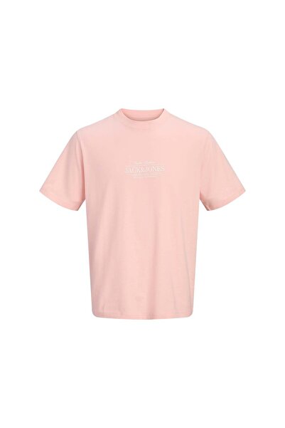 Jack & Jones Tricou roz pentru bărbați Jack&Jones Cassis Minimal