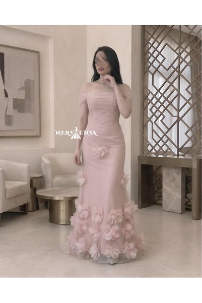 nervenia-sa Gash Off Shoulder Dress