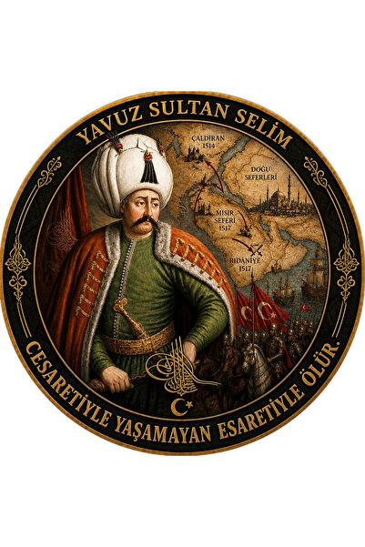 KORDAK Yavuz Sultan Selim - "Cesaretiyle Yaşamayan Esaretiyle Ölür" Hükümdar ...