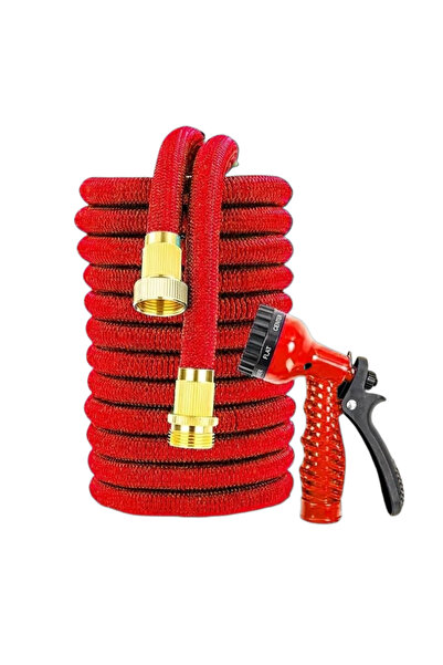 TodayShop Furtun de grădină extensibil 12 m, cu jeturi multiple, dispozitiv d...