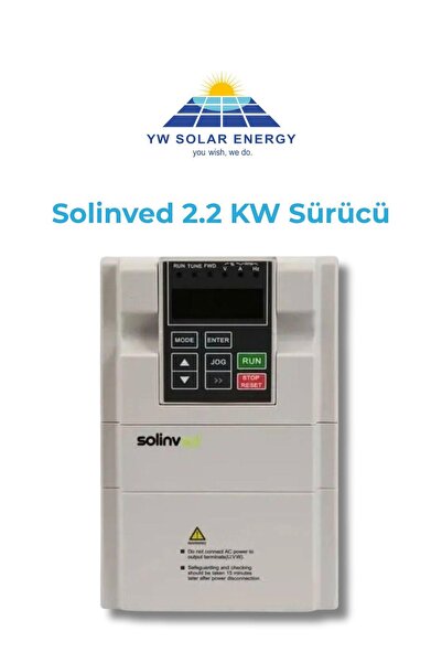 SOLİNVED YW SOLAR 2.2KW SOLAR POMPA SÜRÜCÜSÜ MONOFAZE
