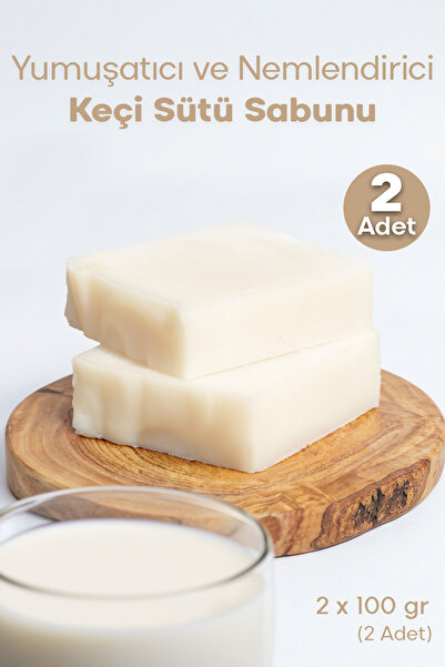 SabunStore Keçi Sütü Sabunu El Yapımı Doğal Katı Sabun 2'li Set 100g x 2