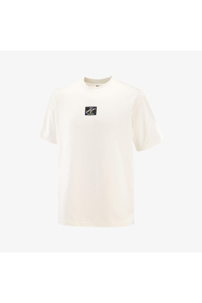 Salomon WILD RAYS LABEL Erkek Tişört Whisper White LC2845500