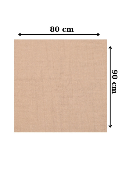 Ella Bonna Pamuklu Müslin Battaniye Puset Örtüsü Hediyelik Çok Amaçlı Örtü 80x90cm Renk Seçenekli