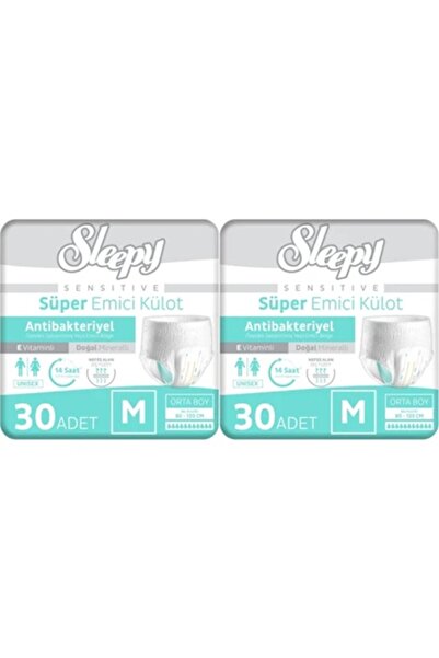 Sleepy Sensitive Emici Külot Medium 60 Adet 2x30 Paket M