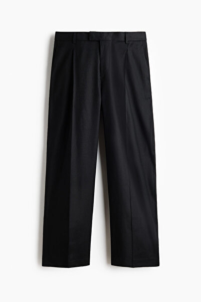 H&M Keten Karışımlı Şık Pantolon Relaxed Fit