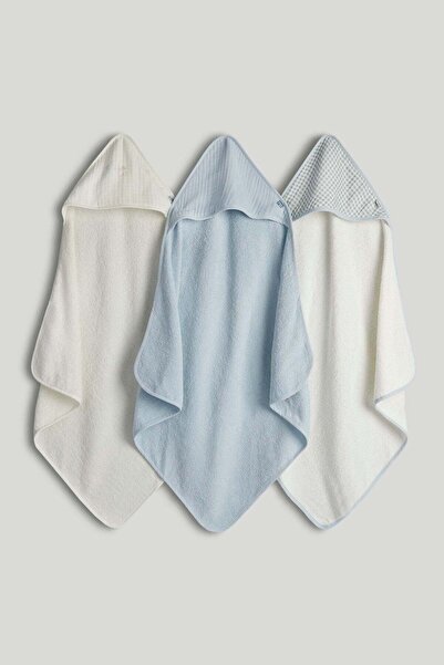 MOTHERCARE 3 Pack Cuddle 'n' Dry Hooded Towels