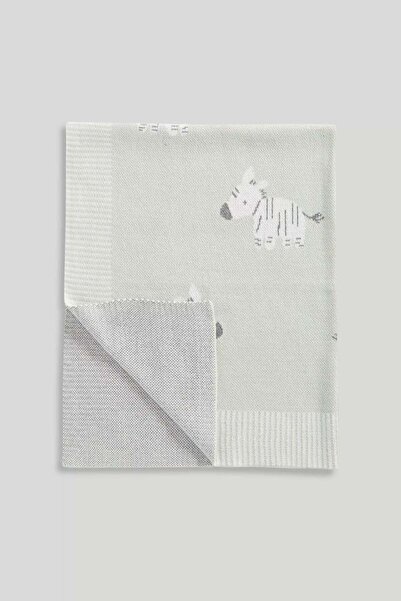 MOTHERCARE Zebra Knitted Blanket
