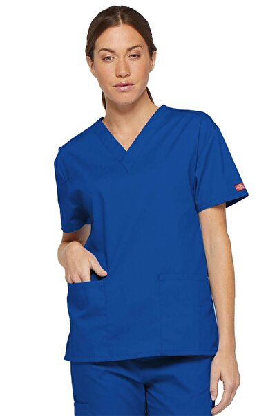 Dickies Medical Dickies EDS Signature Women's Classic Medical Coat, Royal Blu...