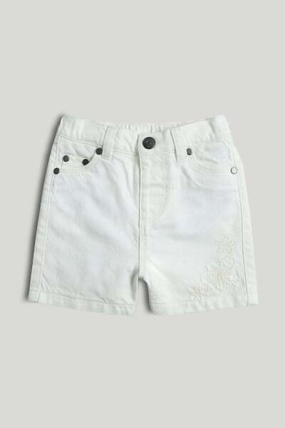 MOTHERCARE White Denim Shorts