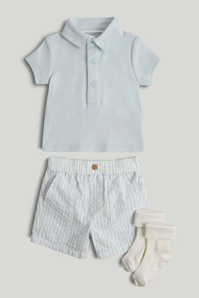 MOTHERCARE Polo Shirt, Shorts and Socks Outfit