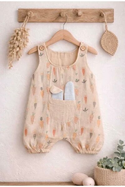 Bobby Tavşancık Unisex Müslin Tulum