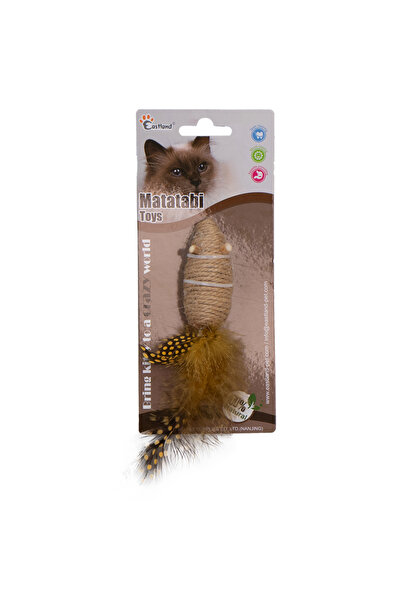 Eastland Nrzsnt Drawstring Feather Rattle Mouse (180615) Toy