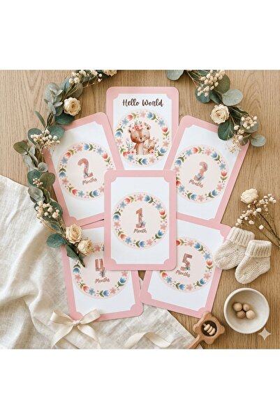 Davima Gifts Set cartonase aniversare de tip baby milestone pentru fotografie...