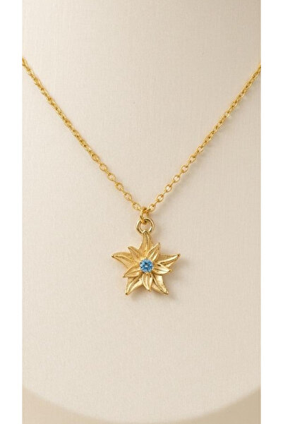 Wind Silver Aqua Yeni Jenerasyon Yıldız Lotus Kolye 925