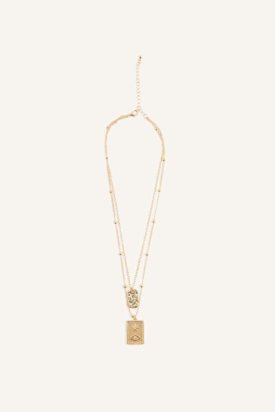 DeFacto Women's 2-Piece Necklace H3614Axns