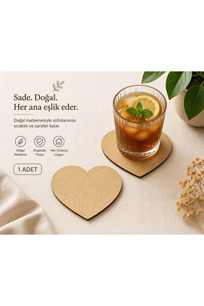 Palo Santo Kalp Desenli Bardak Altlığı 1 ADET