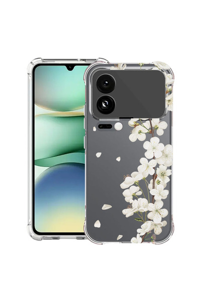 bestcase Husă Antișoc pentru Xiaomi 17 Pro, Florală - Floare de cireș albă es...